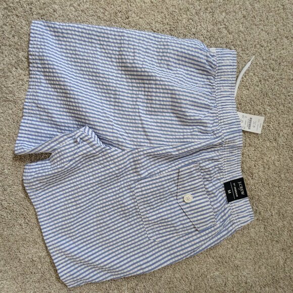 J. Crew Blue and White swim trunk - Picture 2 of 5